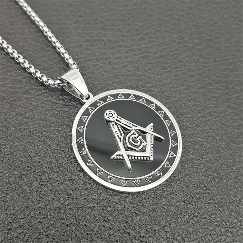 Master Mason Blue Lodge Masonic Necklace - Various Color