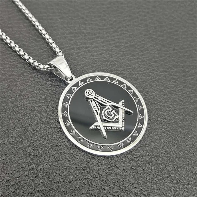 Master Mason Blue Lodge Masonic Necklace - Various Color
