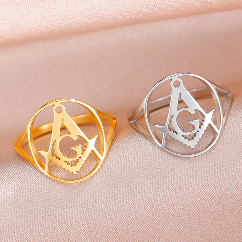 Master Mason Blue Lodge Masonic Ring - Various Color