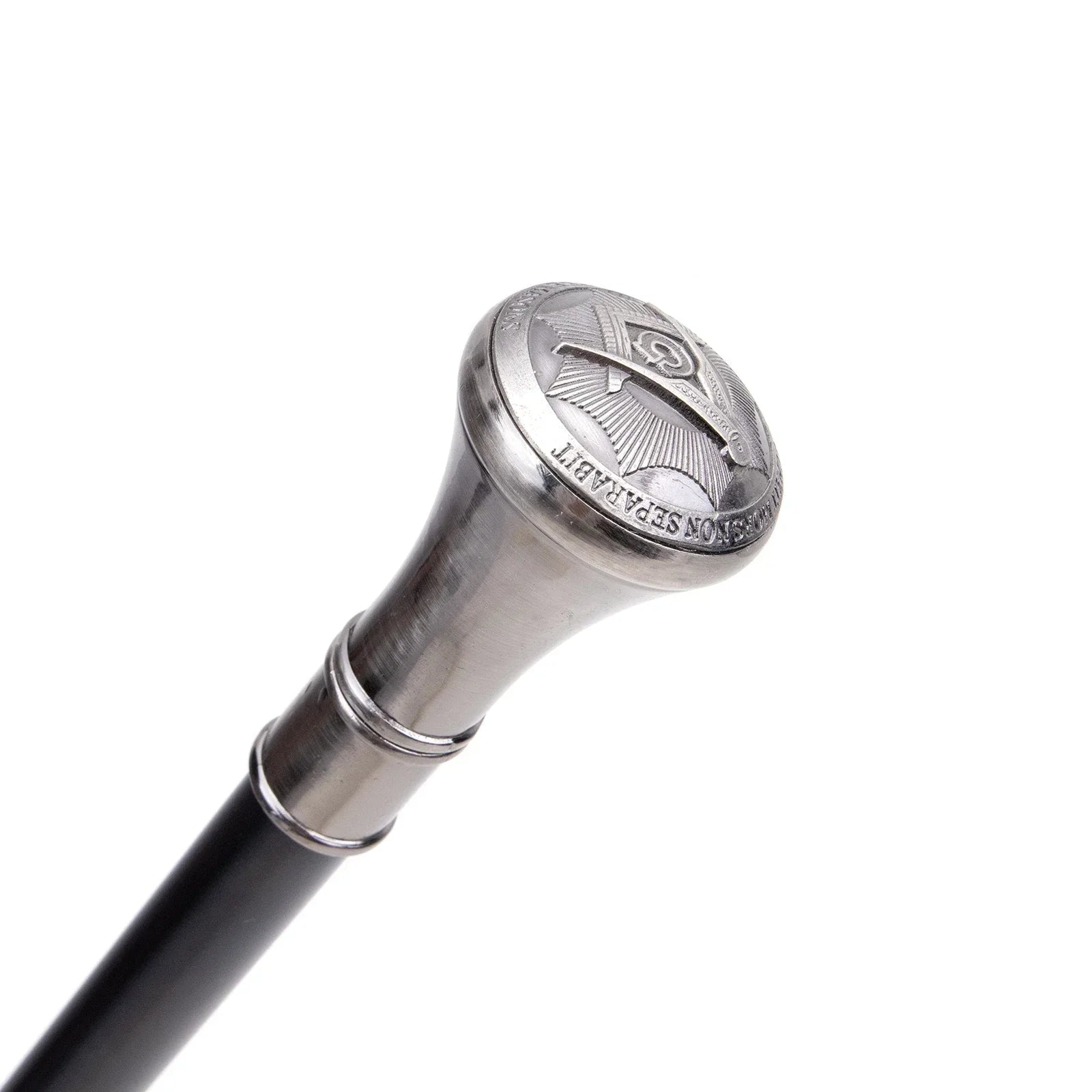 Master Mason Gray Freemasonry Walking Cane - Size 93cm