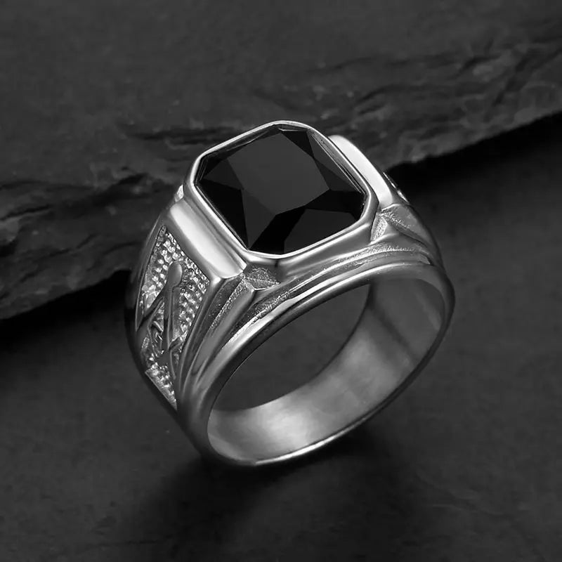 Master Mason Blue Lodge Masonic Stainless Steel Ring - Various Color