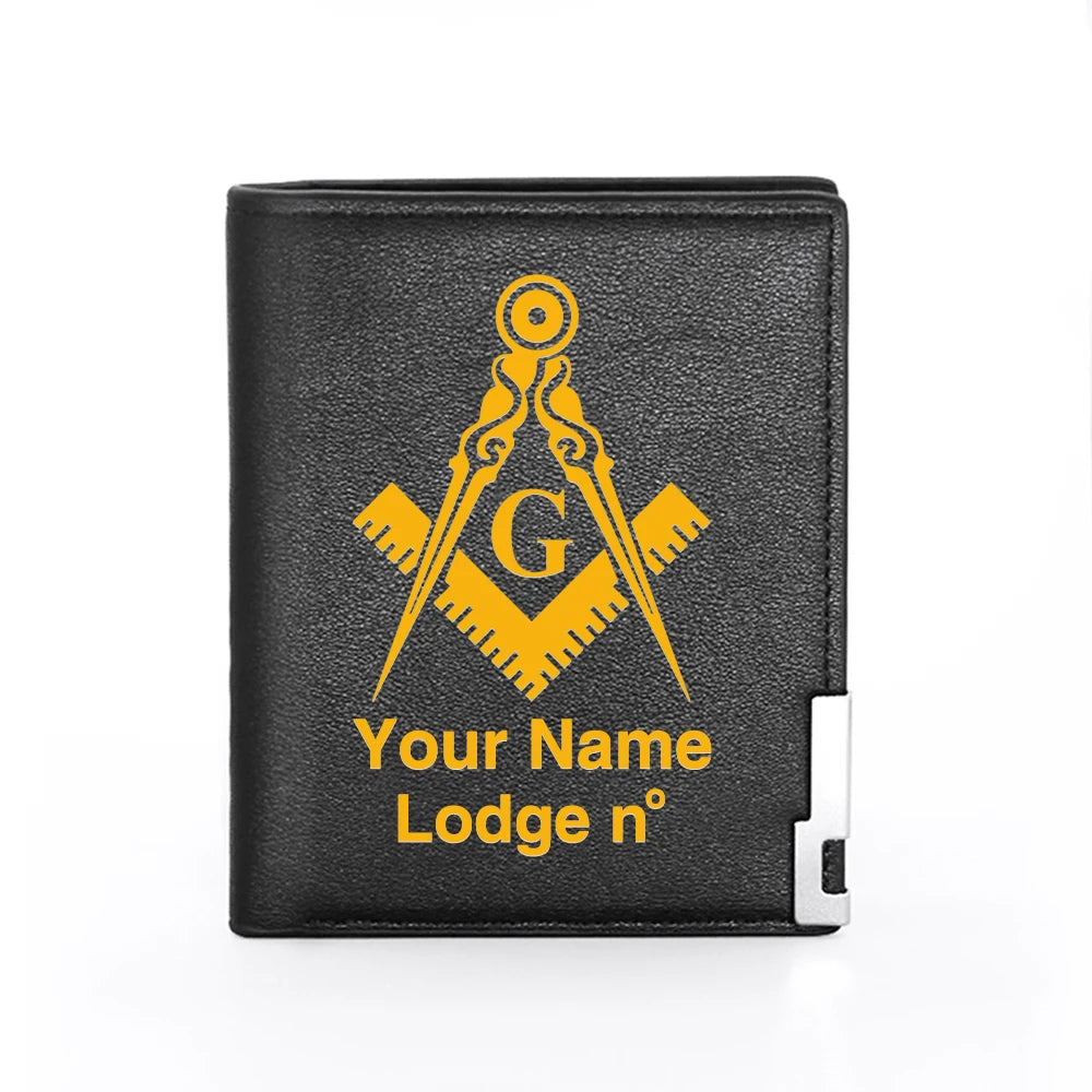 Master Mason Blue Lodge Masonic Customized Wallet