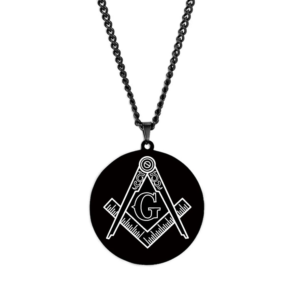 Master Mason Blue Lodge Masonic Necklace - Various Color