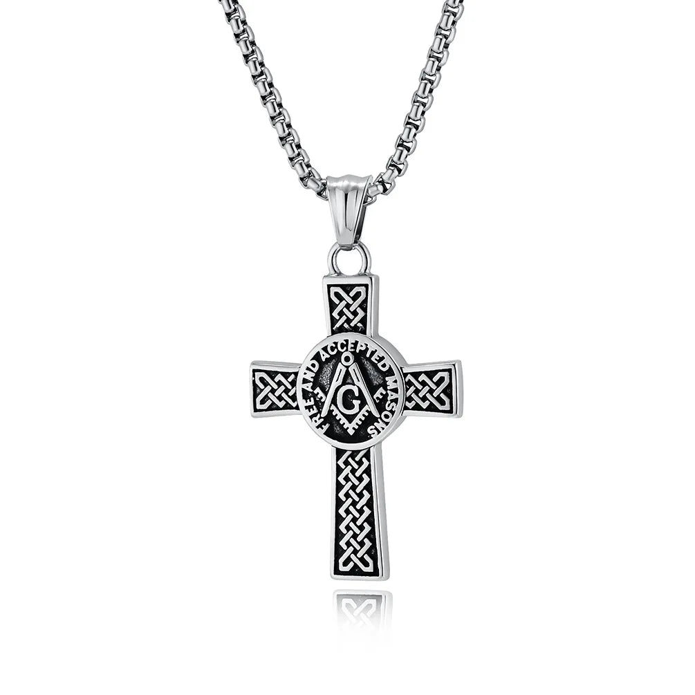 Master Mason Blue Lodge Masonic Necklace - Various Color