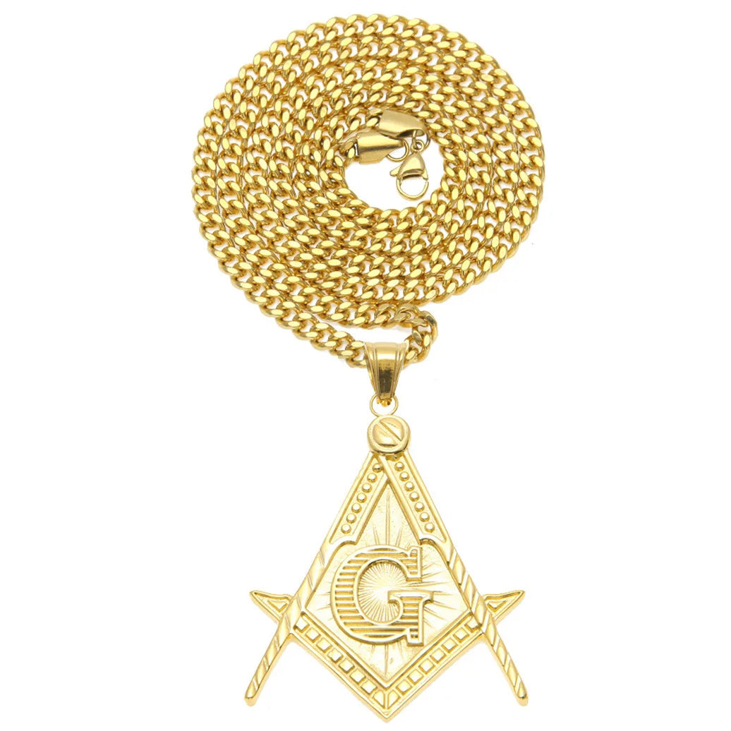 Master Mason Blue Lodge Masonic Necklace - Various Color