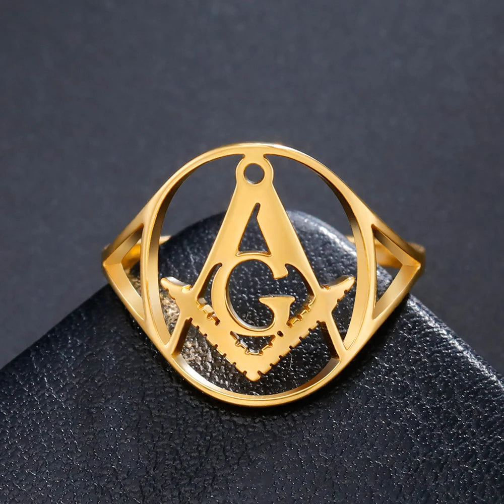 Master Mason Blue Lodge Masonic Ring - Various Color