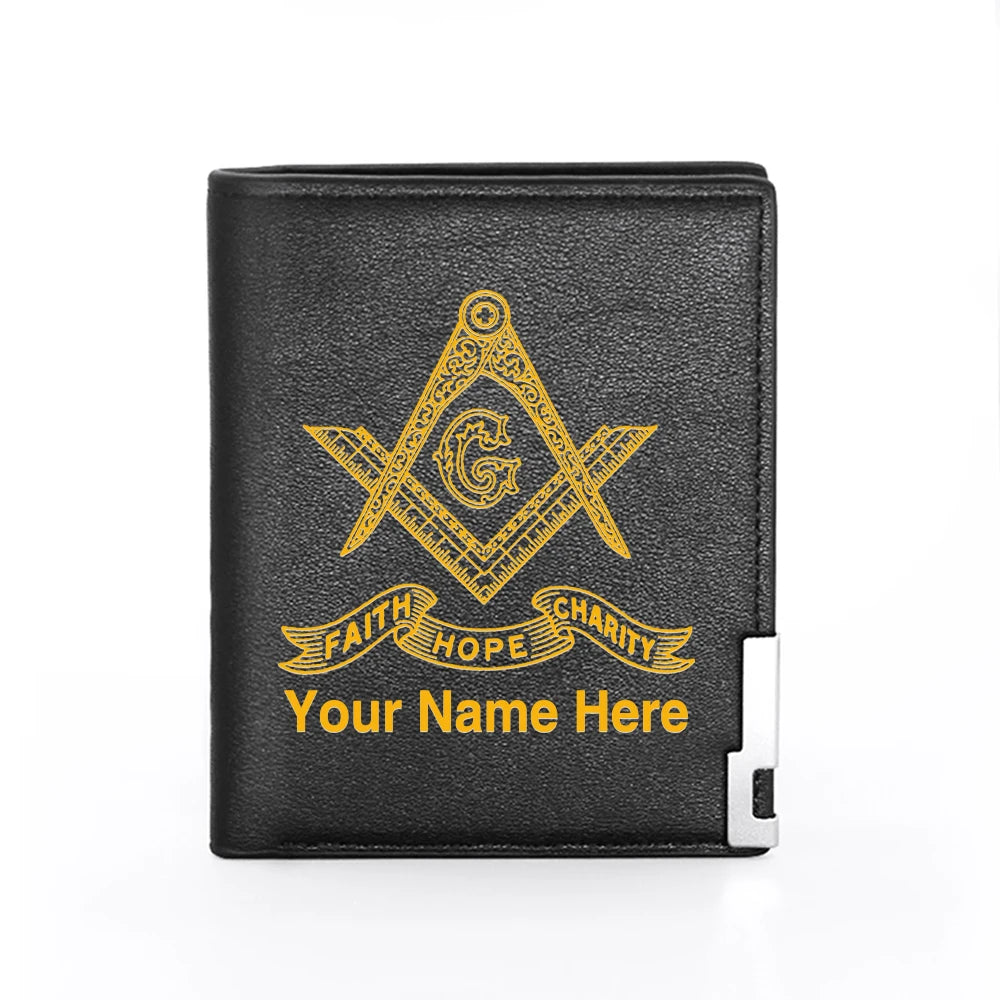 Master Mason Blue Lodge Masonic Customized Wallet