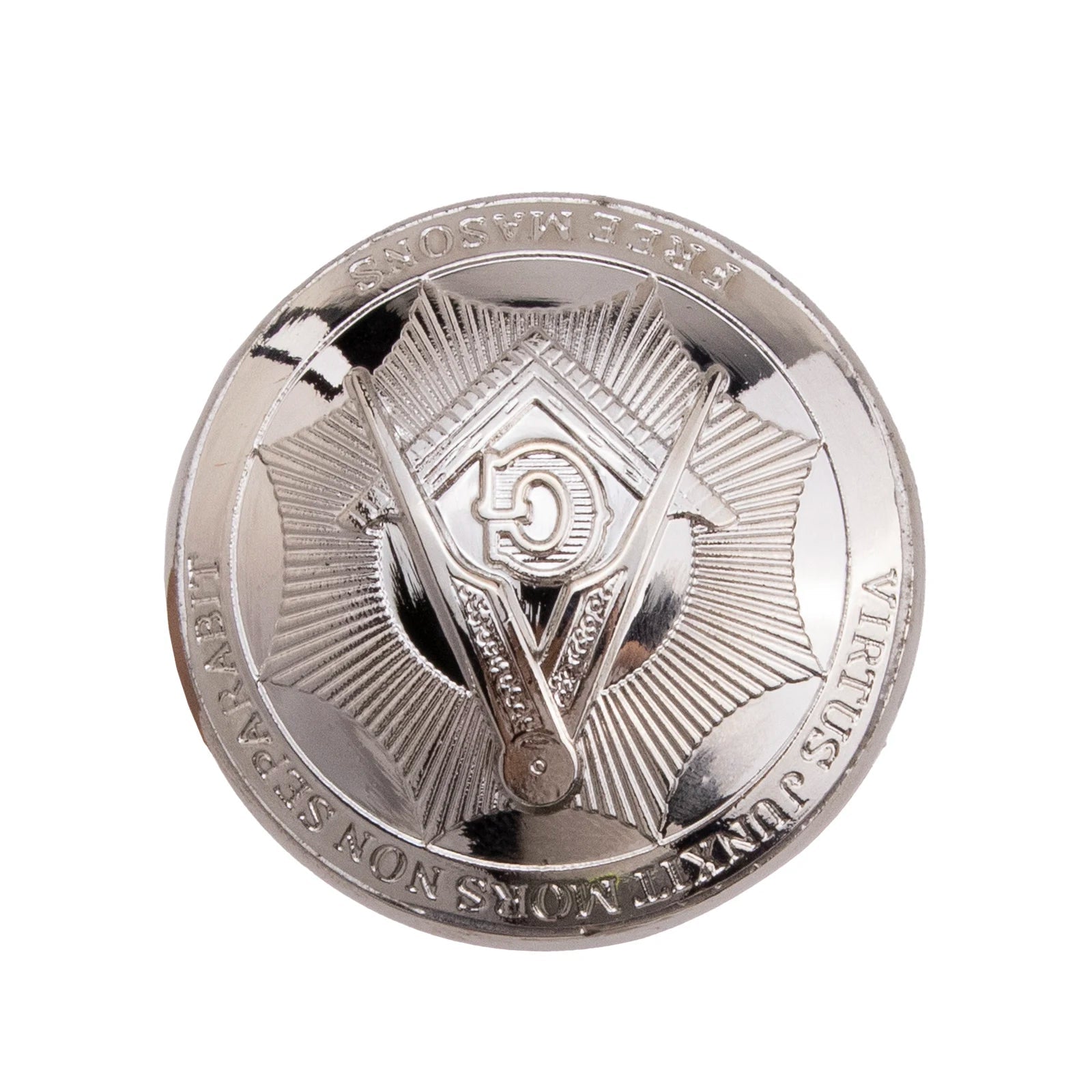 Master Mason White Freemasonry Walking Cane - Size 93cm