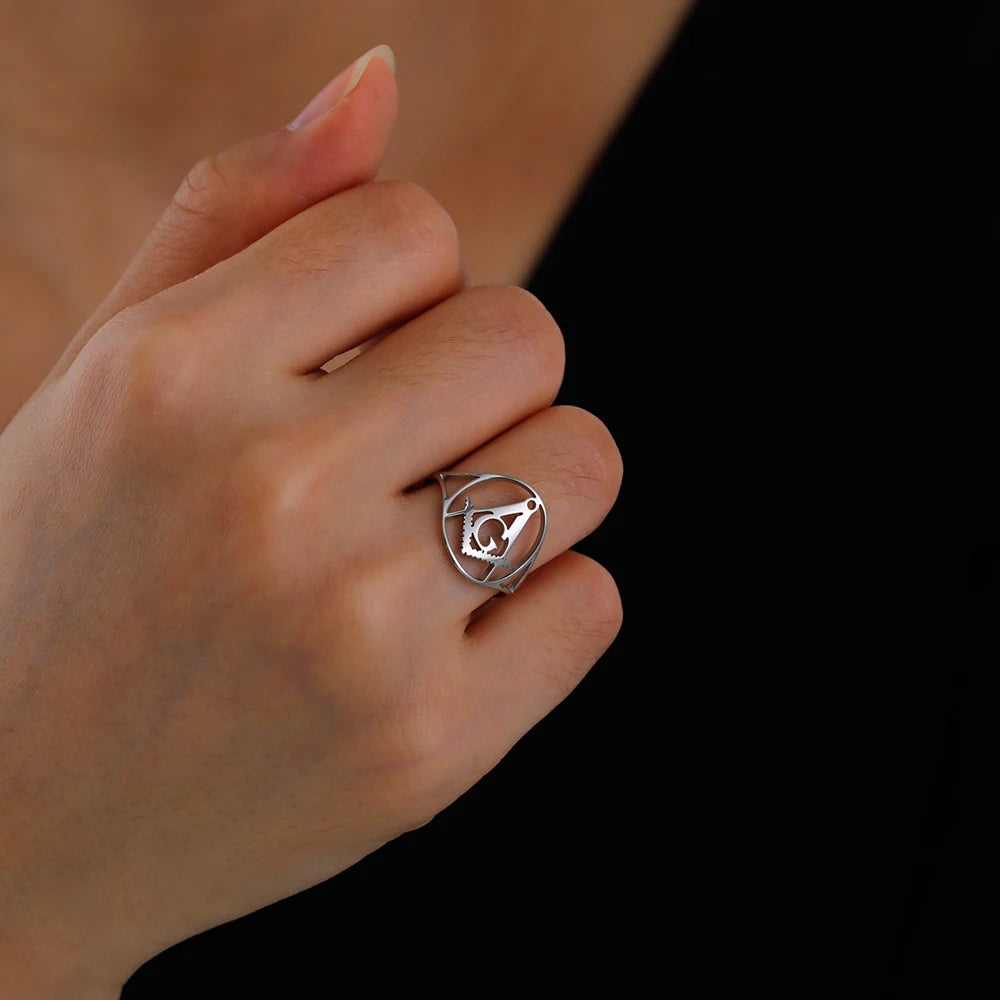 Master Mason Blue Lodge Masonic Ring - Various Color