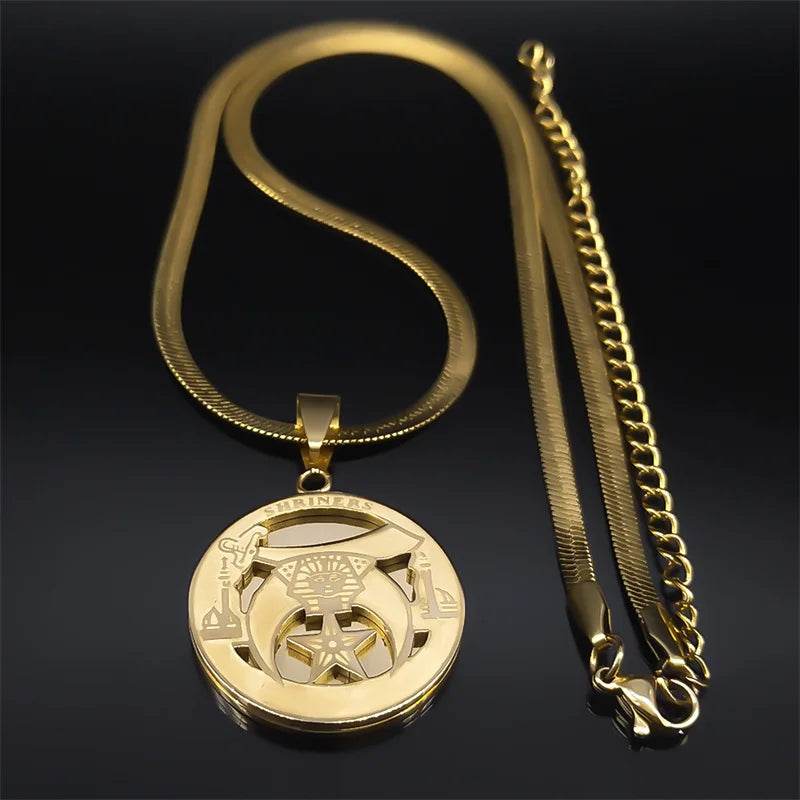 Shriners Masonic Necklace - Various Color