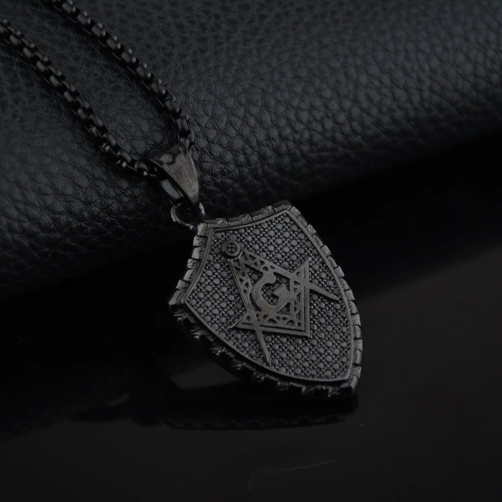 Master Mason Blue Lodge Masonic Necklace - Various Color