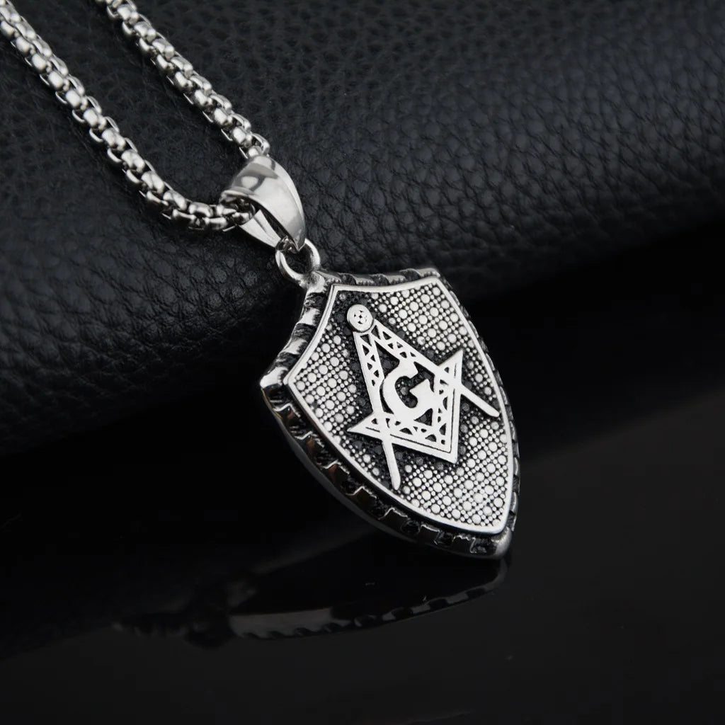 Master Mason Blue Lodge Masonic Necklace - Various Color