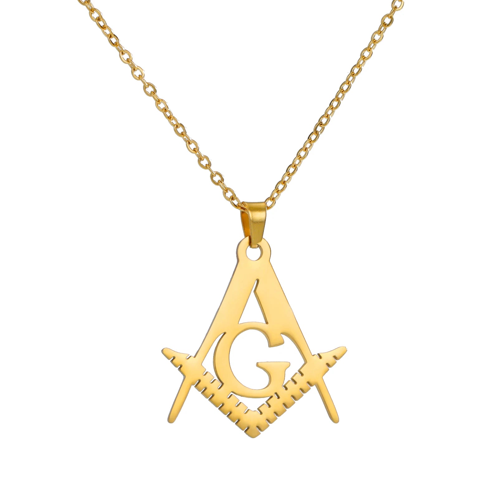 Master Mason Blue Lodge Masonic Necklace - Various Color