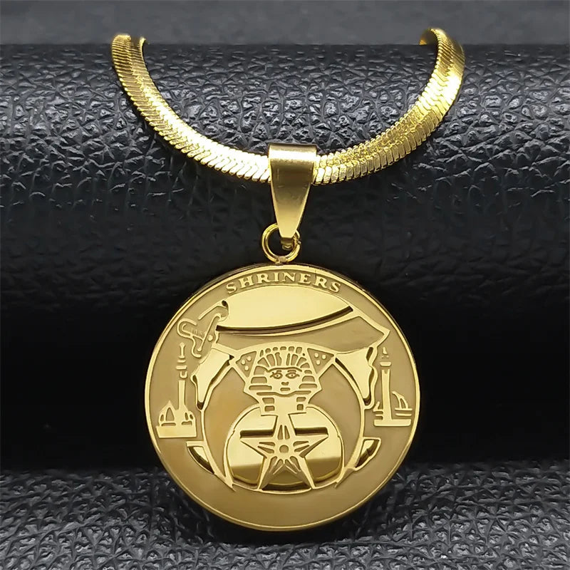 Shriners Masonic Necklace - Various Color