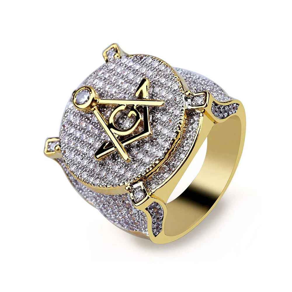 Master Mason Blue Lodge Masonic Copper Ring - Various Color