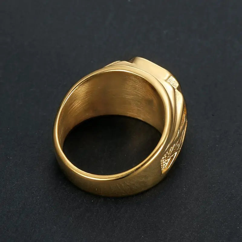 Master Mason Blue Lodge Masonic Stainless Steel Ring - Various Color