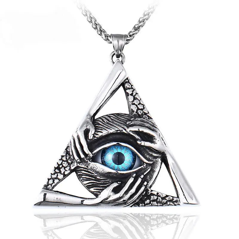 Illuminati Eye Masonic Necklace - Various Color