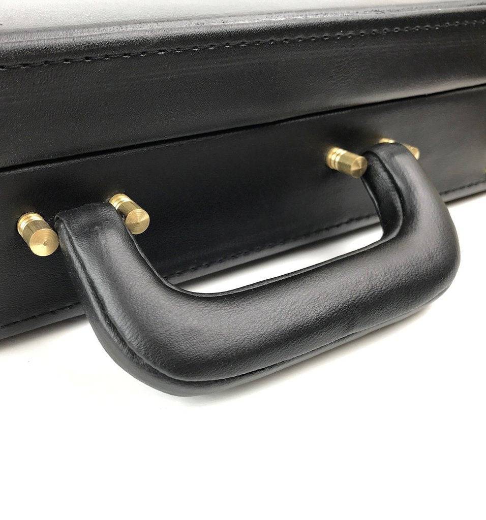 Masonic Apron Case – Black Hard Briefcase, Synthetic Material
