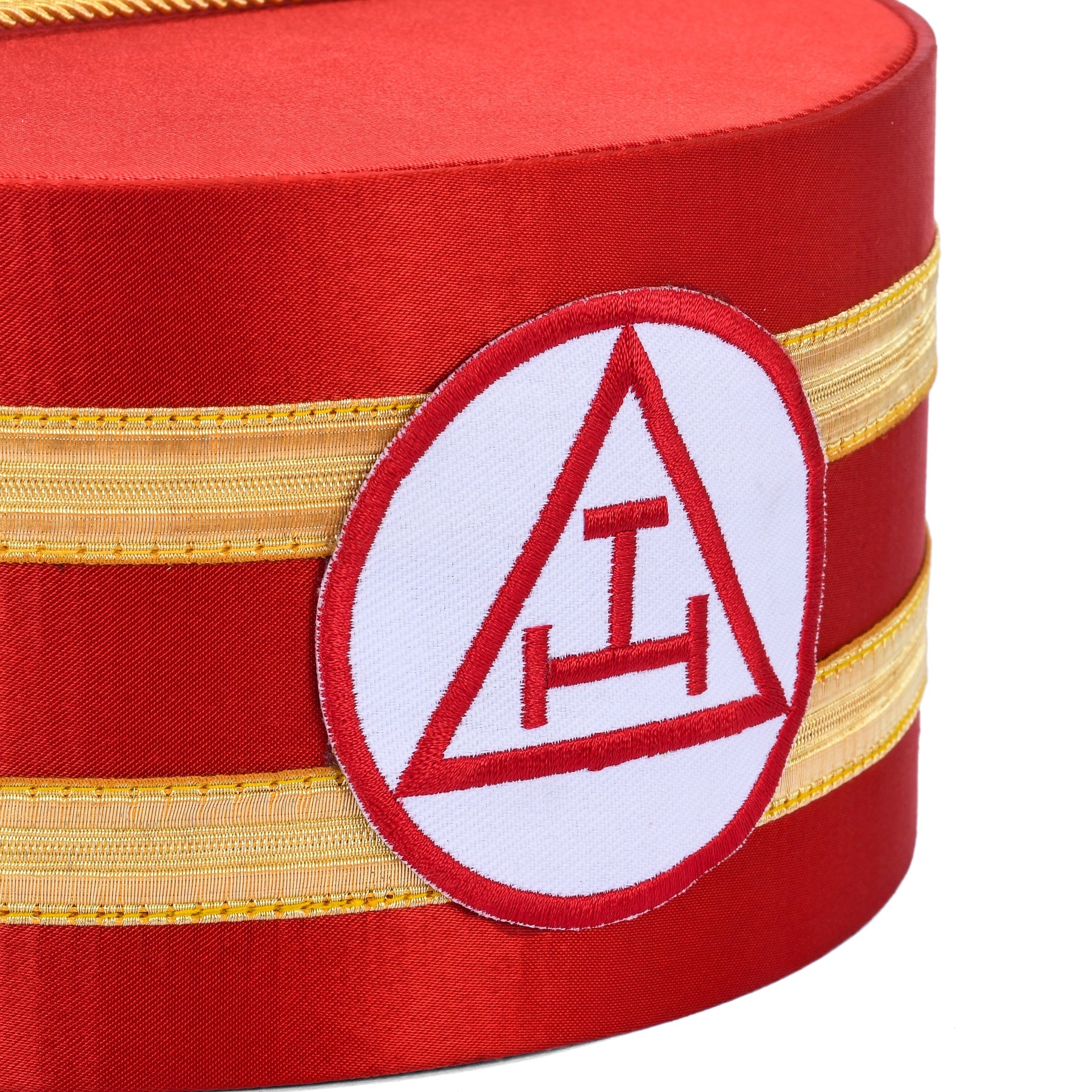 Royal Arch Masonic Crown Cap – Red & Gold