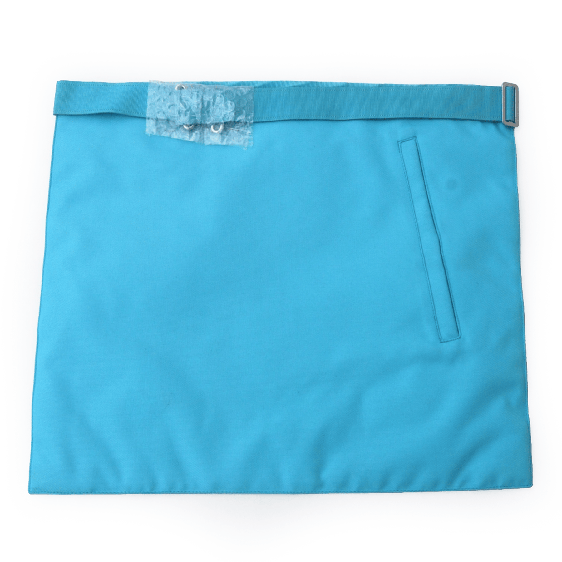 Master Mason Masonic Apron – White & Turquoise English Regulation