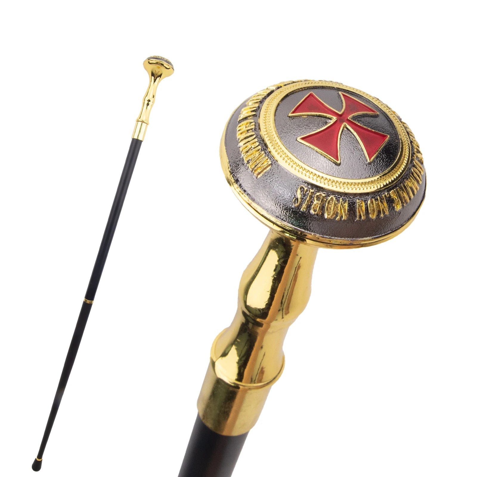 Knights of Malta Red Cross Freemasonry Walking Cane - Size 93cm