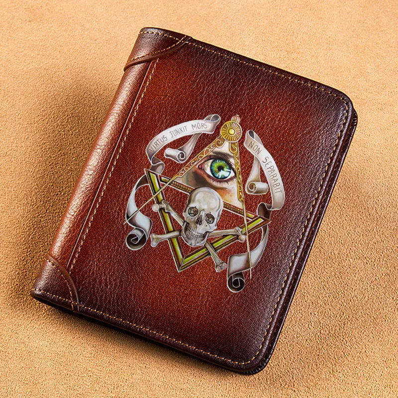 Widow's Son Masonic Genuine Leather Wallet