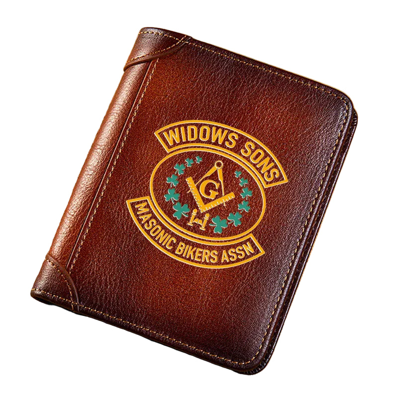 Masonic Blue Lodge Masonic Genuine Leather Wallet