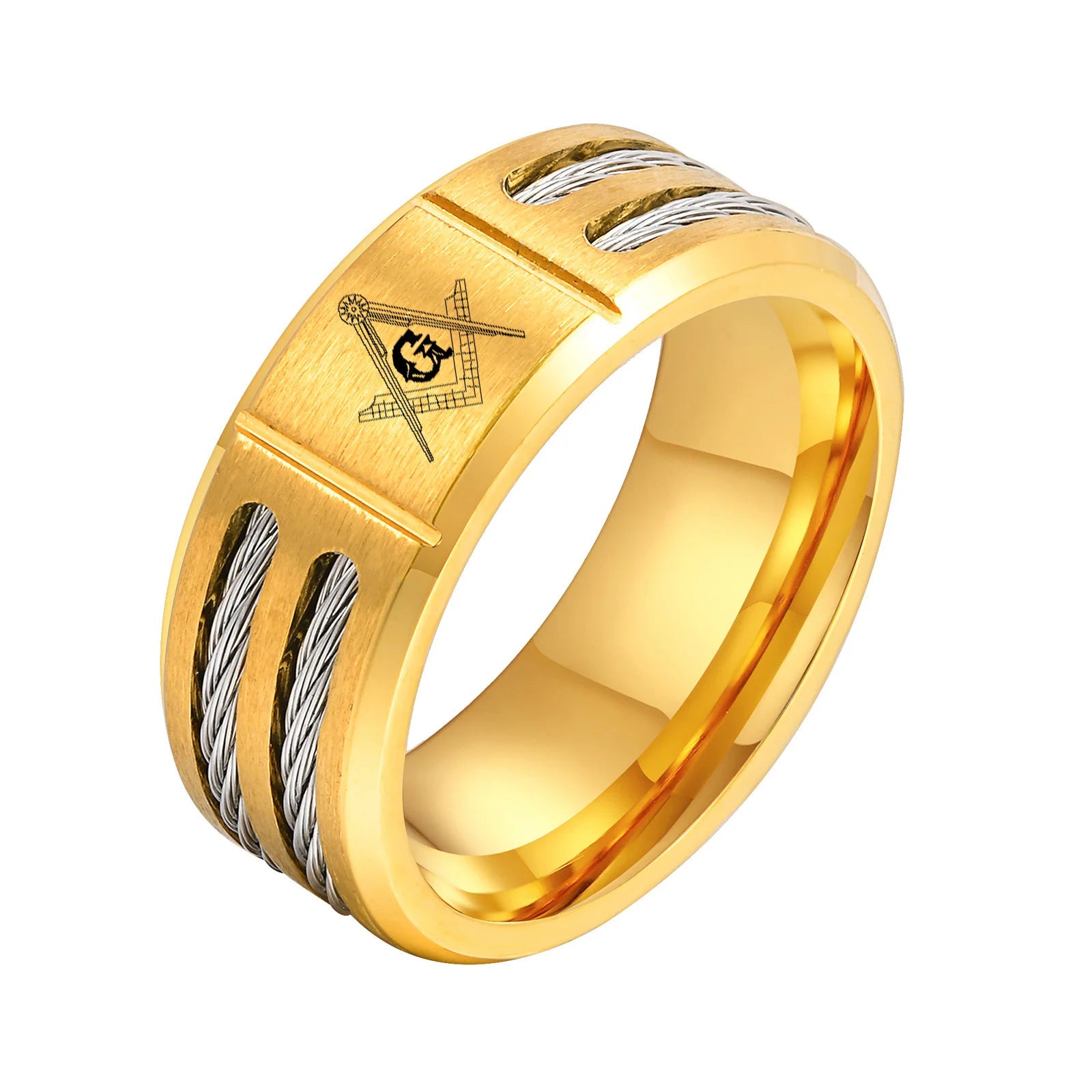 Master Mason Blue Lodge Masonic Ring - Various Color