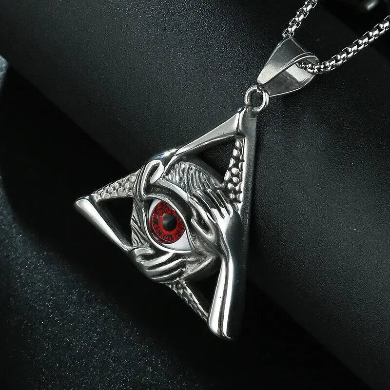 Illuminati Eye Masonic Necklace - Various Color