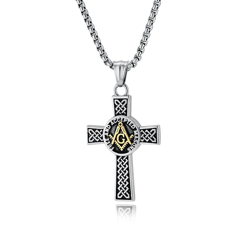 Master Mason Blue Lodge Masonic Necklace - Various Color