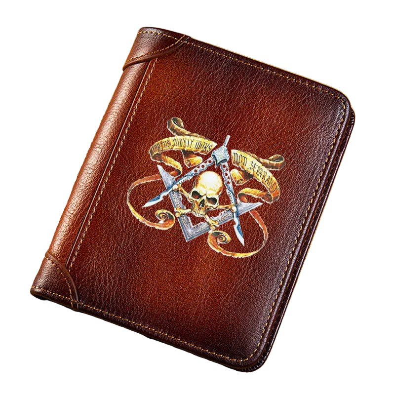 Widow's Son Masonic Genuine Leather Wallet