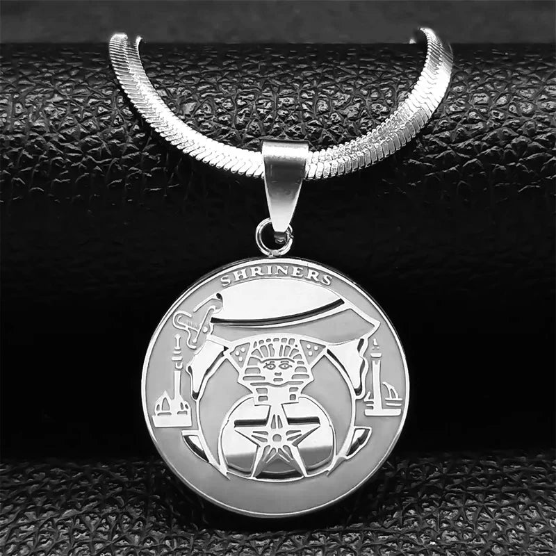 Shriners Masonic Necklace - Various Color
