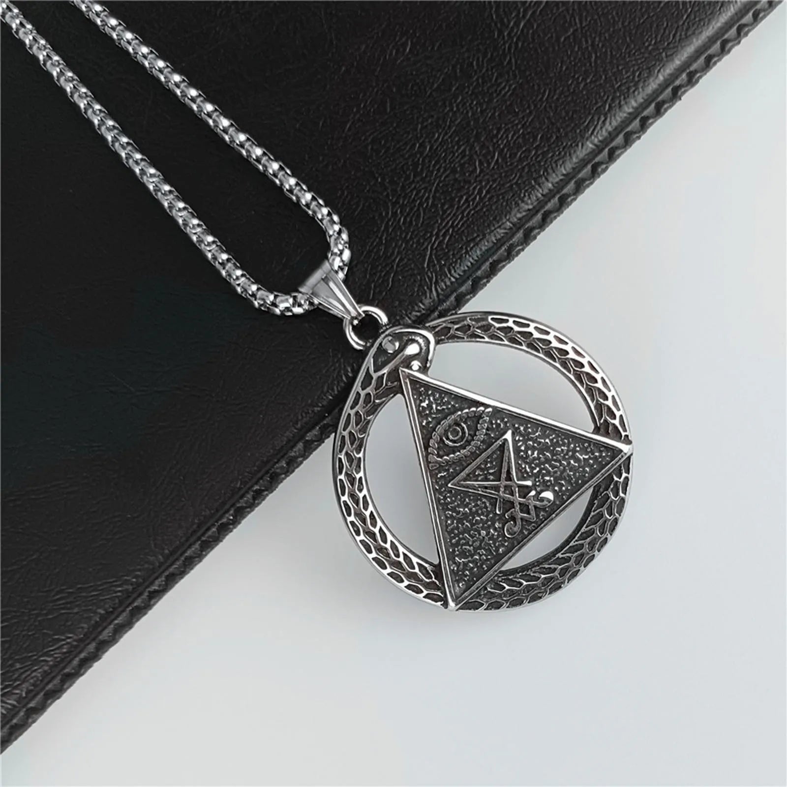 All-Seeing-Eye Masonic Necklace - Silver