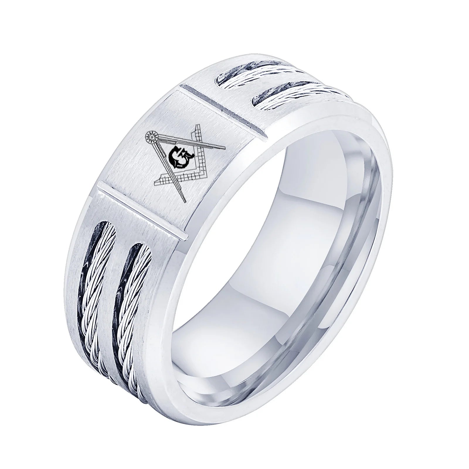 Master Mason Blue Lodge Masonic Ring - Various Color