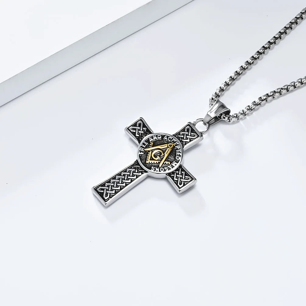 Master Mason Blue Lodge Masonic Necklace - Various Color