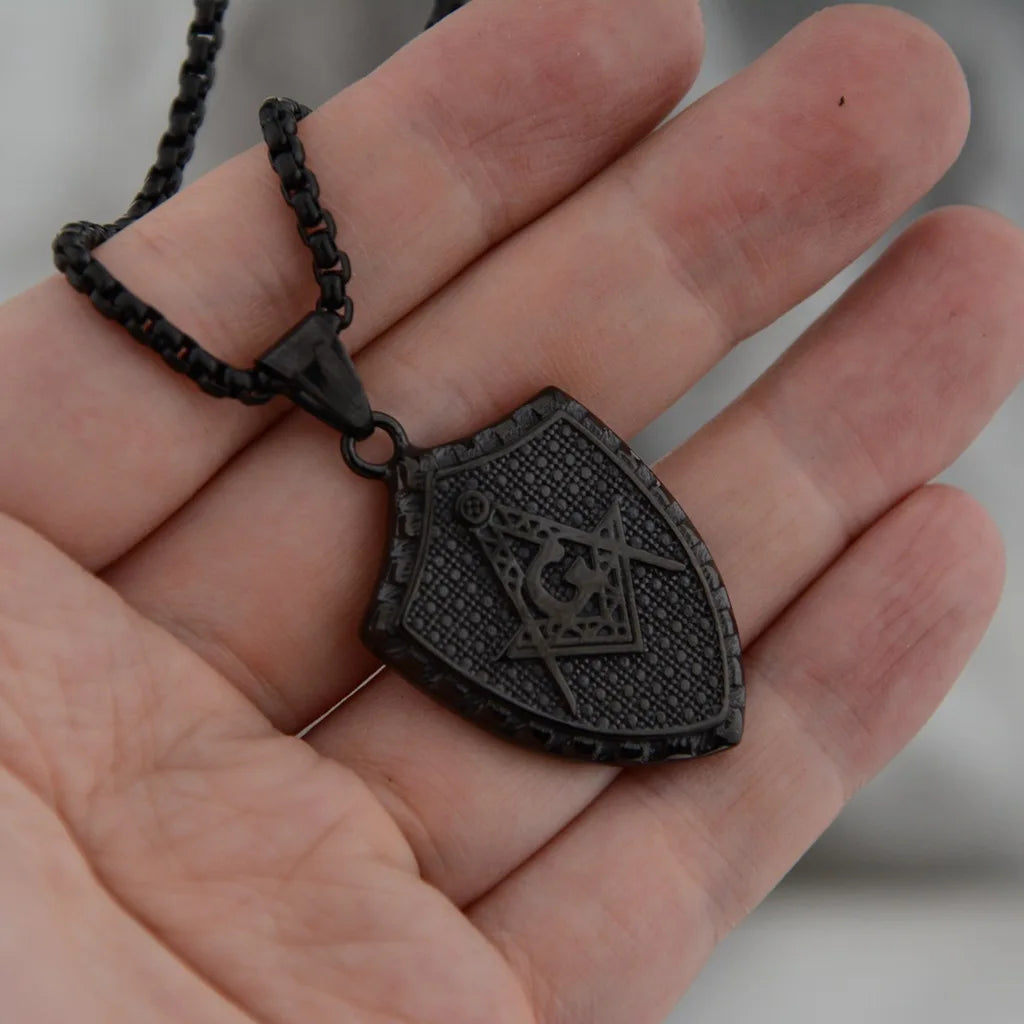 Master Mason Blue Lodge Masonic Necklace - Various Color