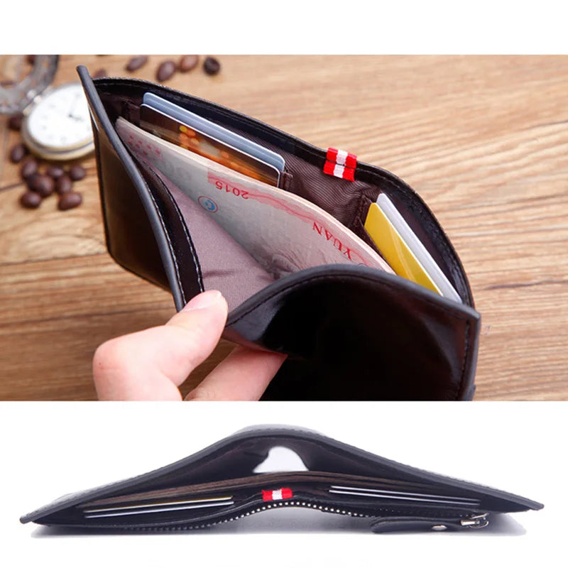 All Seeing Eye Masonic Cow Leather Wallet - Black