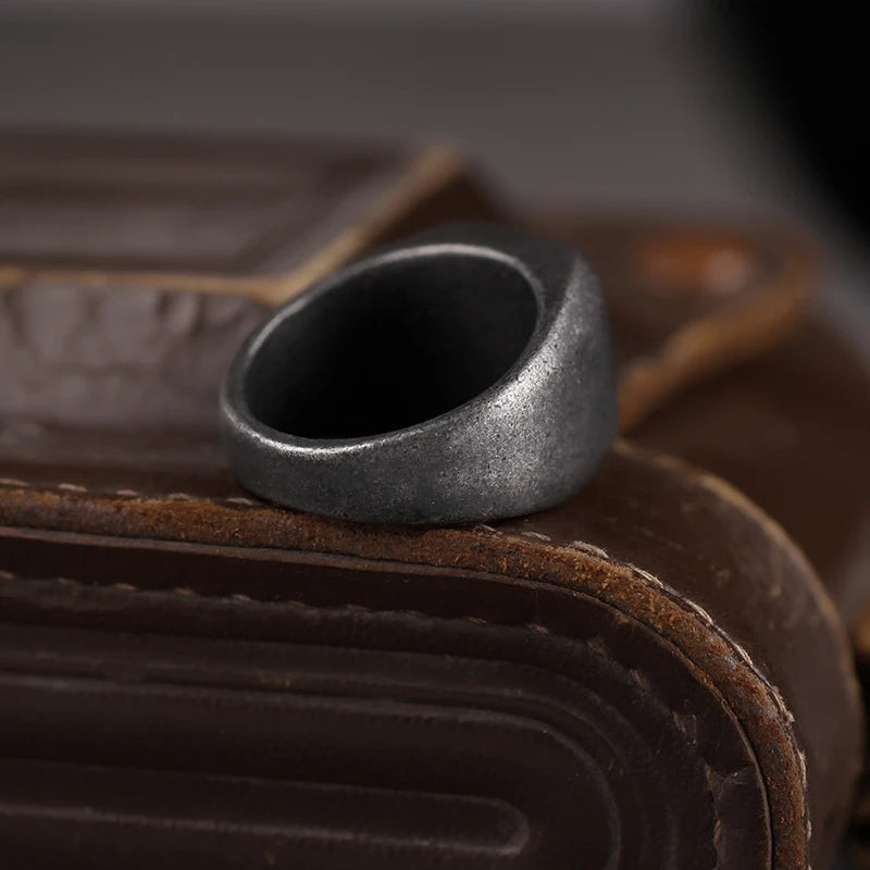 Widow's Son Masonic Stainless Steel Ring - Silver