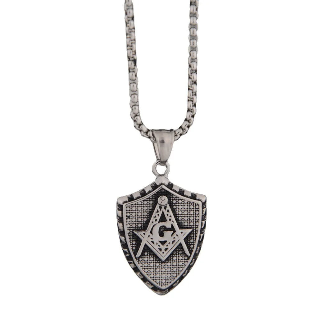 Master Mason Blue Lodge Masonic Necklace - Various Color