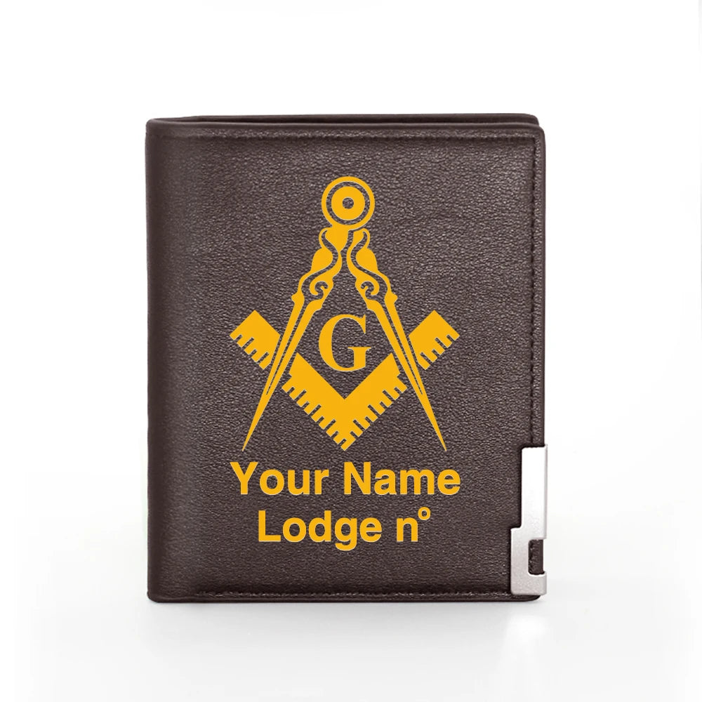 Master Mason Blue Lodge Masonic Customized Wallet