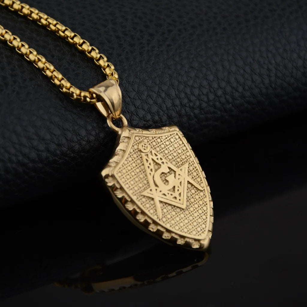Master Mason Blue Lodge Masonic Necklace - Various Color