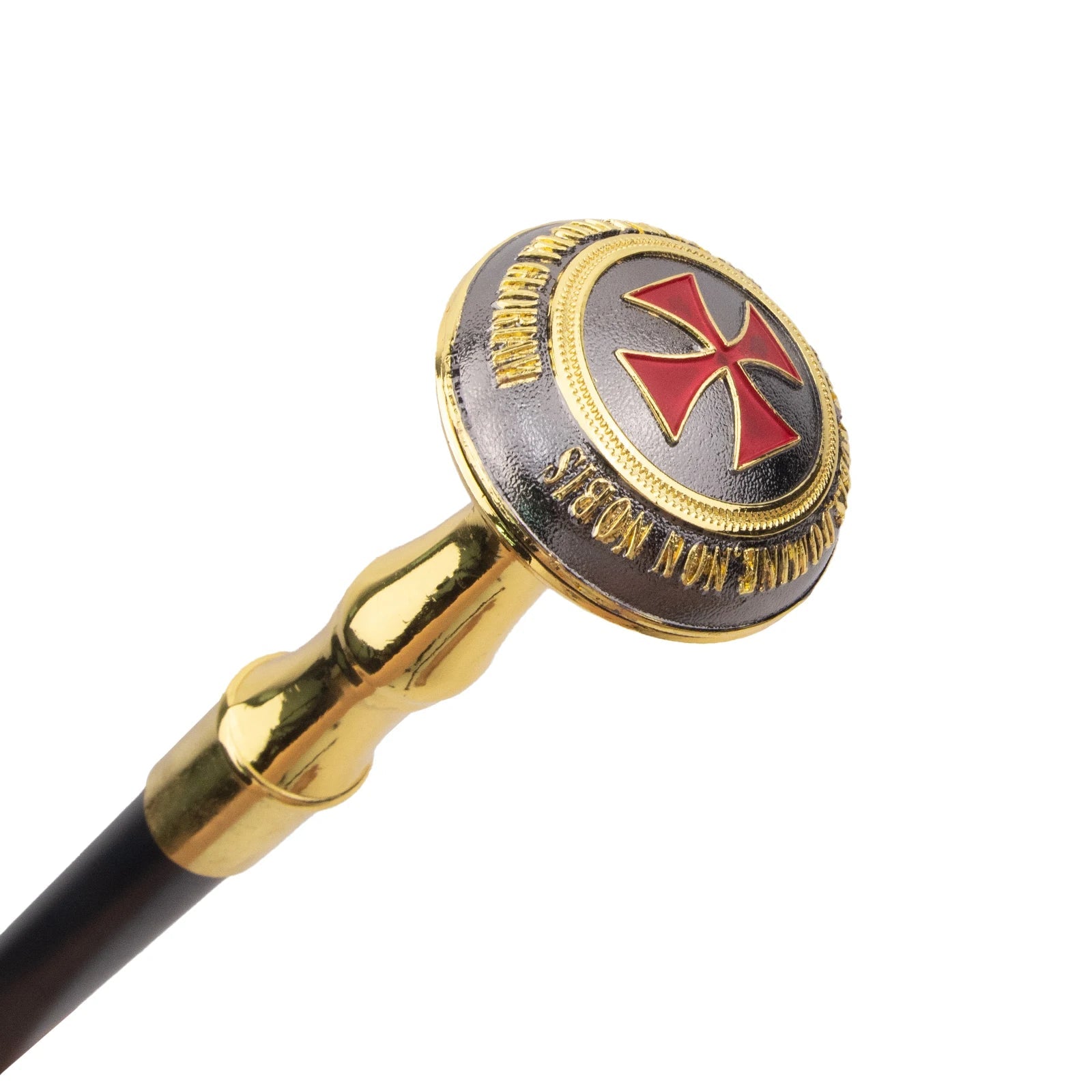 Knights of Malta Red Cross Freemasonry Walking Cane - Size 93cm