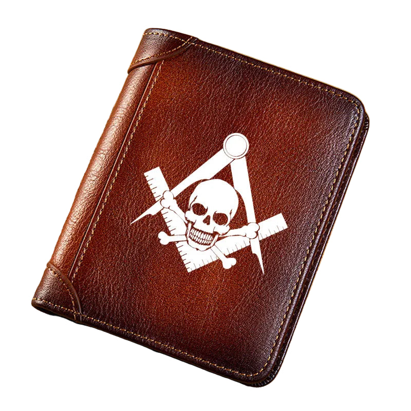 Widow's Son Masonic Genuine Leather Wallet