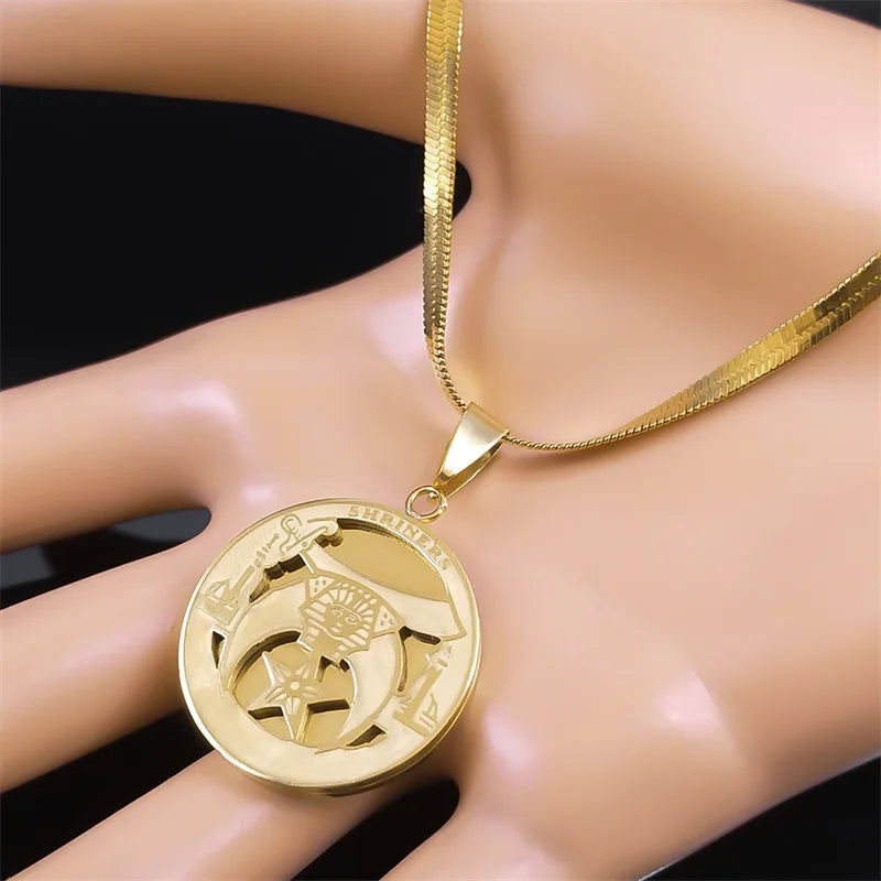 Shriners Masonic Necklace - Various Color