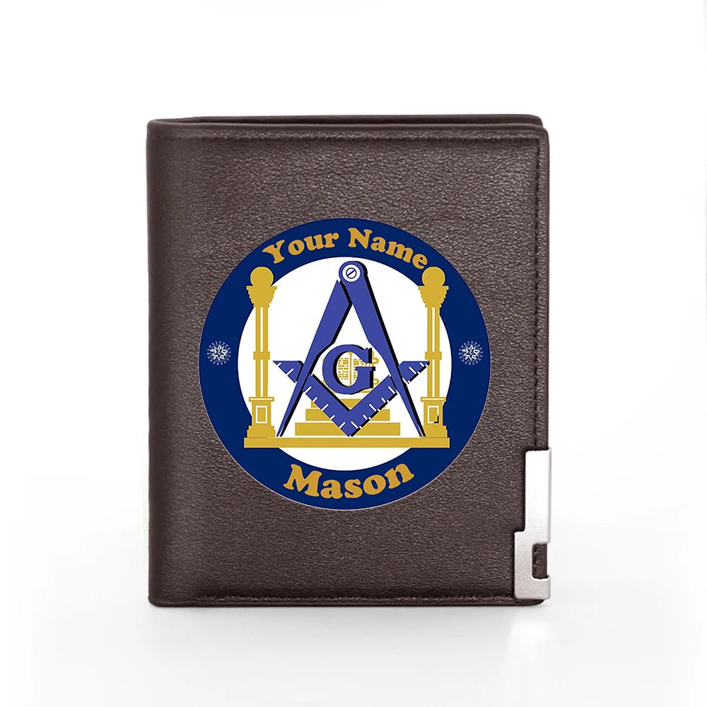 Master Mason Blue Lodge Masonic Customized Wallet