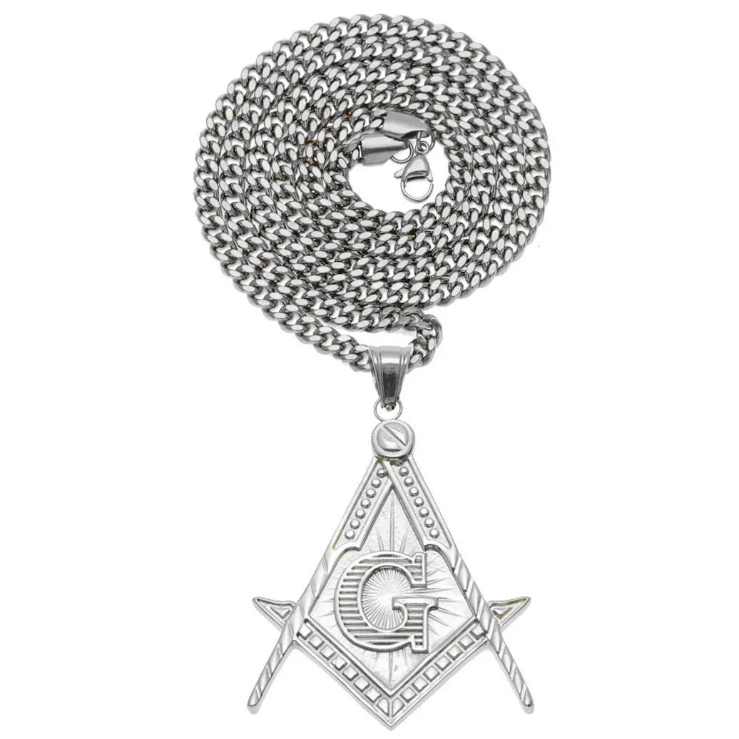 Master Mason Blue Lodge Masonic Necklace - Various Color