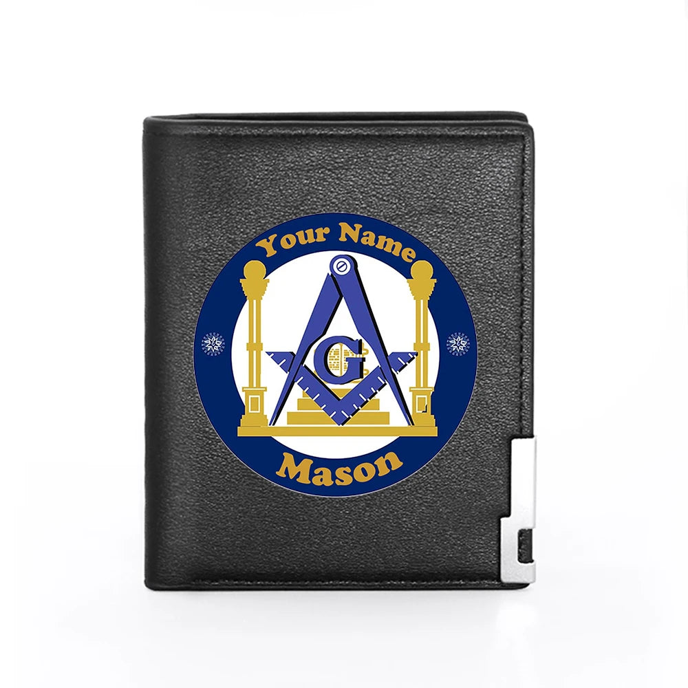 Master Mason Blue Lodge Masonic Customized Wallet