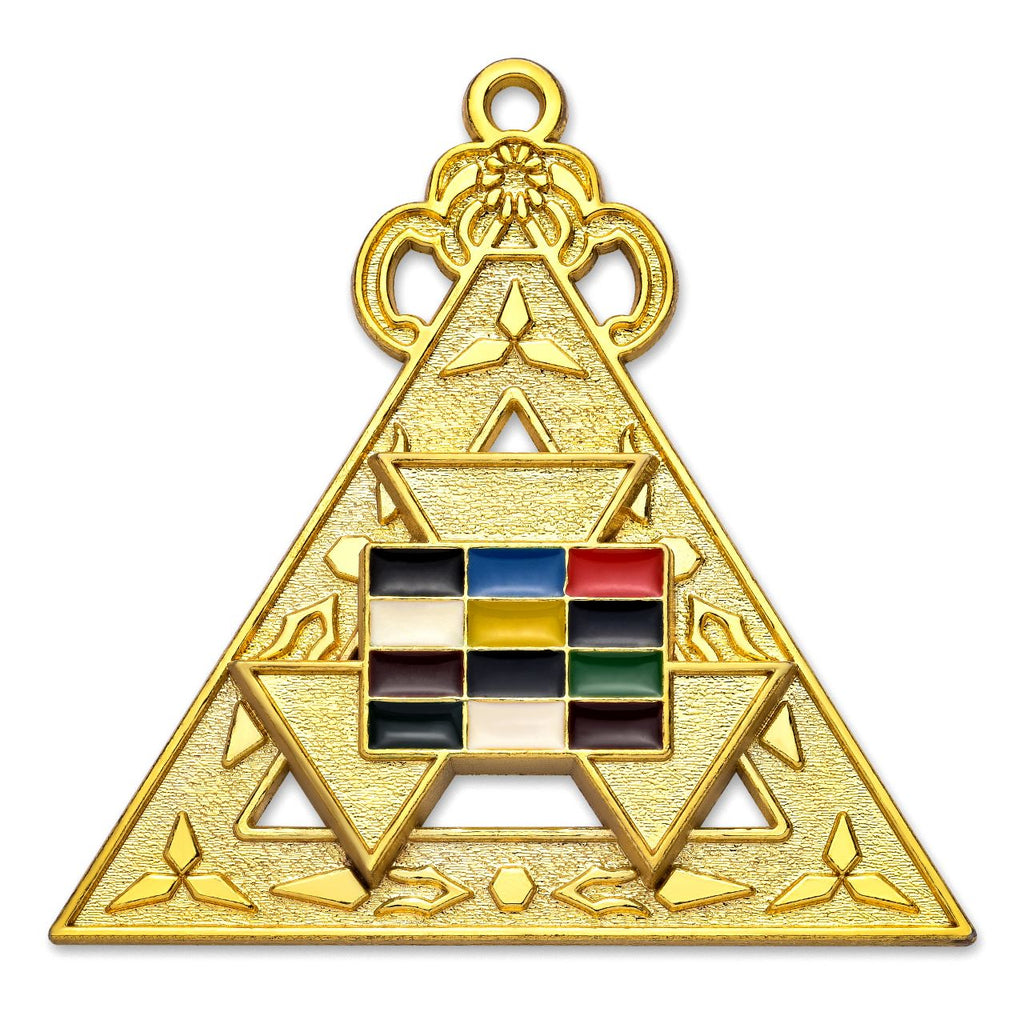 Past High Priest Royal Arch Masonic Collar Jewel - Gold Plated