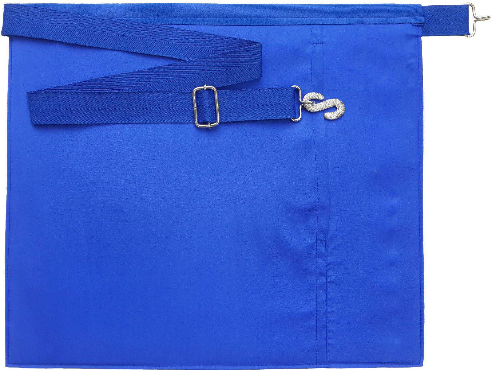 Master Mason Masonic Apron – Royal Blue with Radiant Square & Compass G